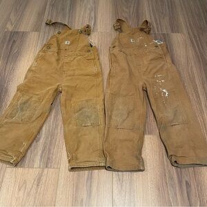 Carhartt Kids Tan Overalls